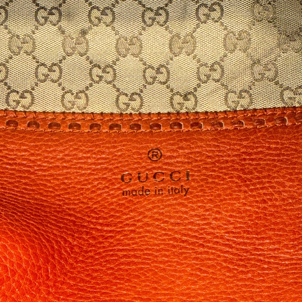 Gucci Women's Brown /Orange and Cream Laidback Crafty Tote Bag - Picture 3 of 8